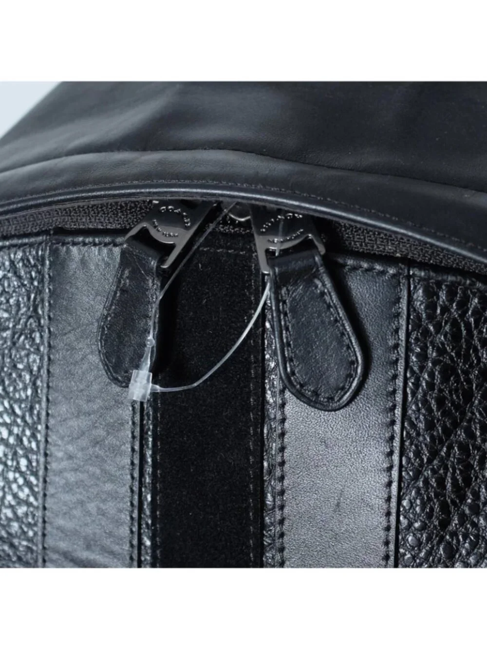 New Mens Coach Large All Leather Backpack Bag Black
